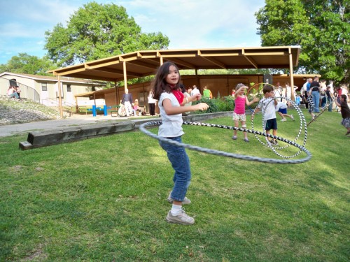 is hula hooping a fine art?