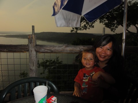 on the deck at the oasis on the deck at the oasis