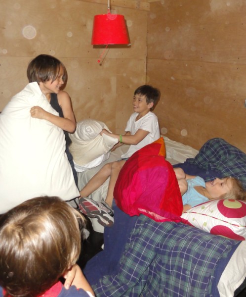 off-grid pillow fight off-grid pillow fight