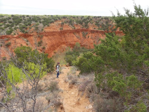 canyon rim trail caprock canyons state park tx canyon rim trail caprock canyons state park tx