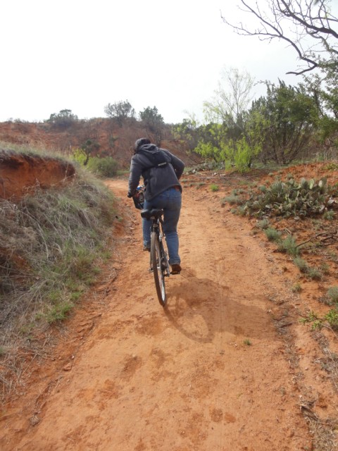 bike trail uphill caprock canyon bike trail uphill caprock canyon