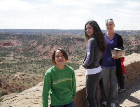 palo duro canyon visitor's center view