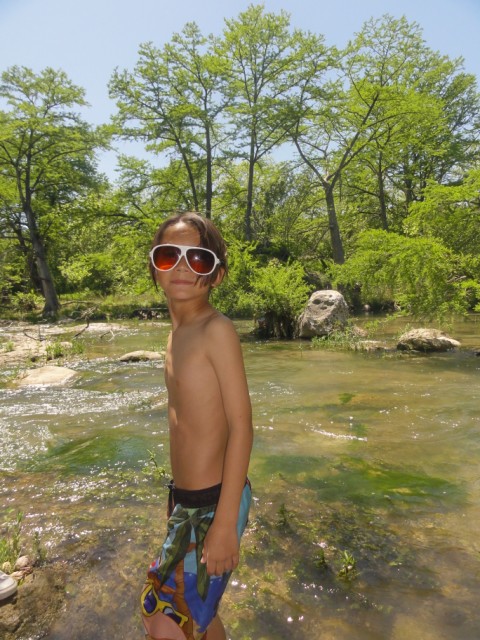 blublockers on the blanco river