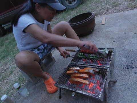 kat works the grill kat works the grill
