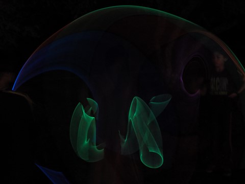 garner light painting glow sticks