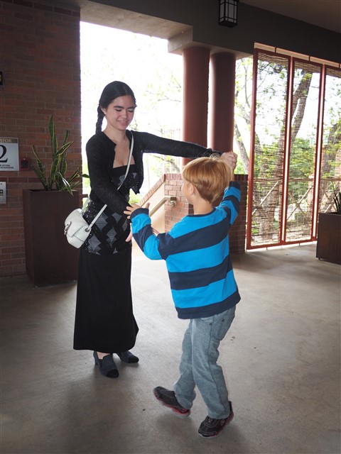 dancing at FINO patio austin