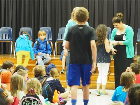 Eanes Elementary dog tag ceremony 2015