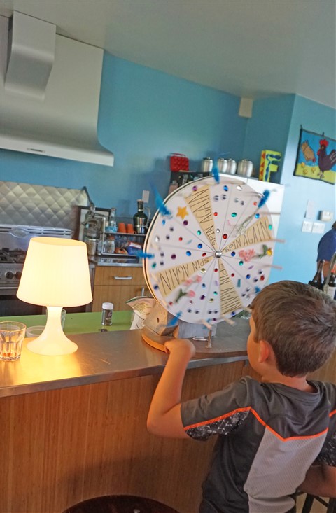 birthday prize wheel