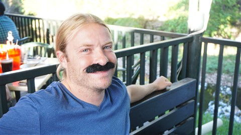 carpet doesn't match the drapes mustache man shoal creek