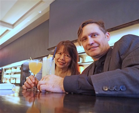 fancy cocktails at townsend austin on congress