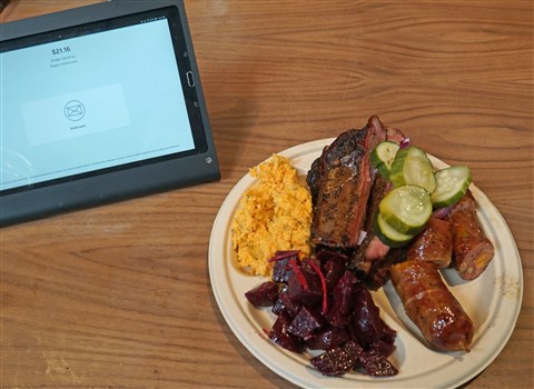 three meat plate at micklethwait bbq