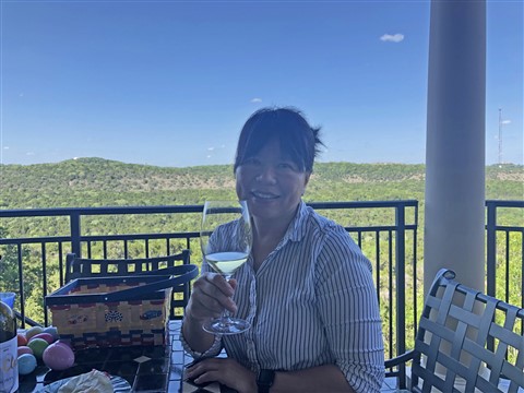 wine over wild basin on easter sunday