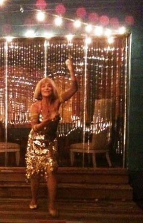 phara doing her belly dance routine