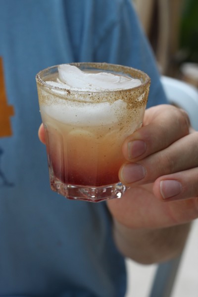 sour cherry margarita sunrise