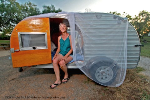 romance canopy on the teardrop at inks lake