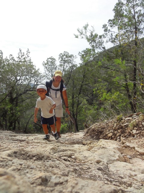 mountain hike to crystal cave garner
