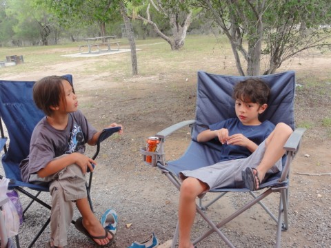 discussing game strategy, time travel, pima indians and the future