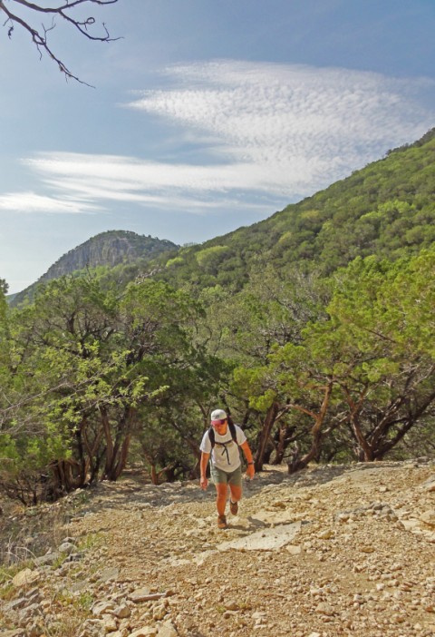 hike to painted rock and white rock cave garner texas hill country