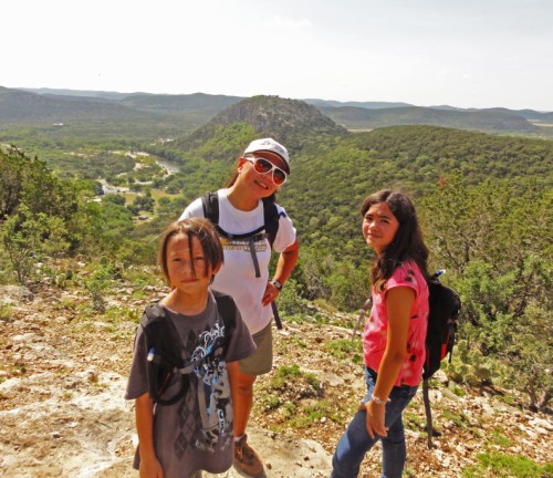 almost to painted rock!  garner state park