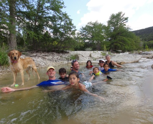 texas hill country river water soak