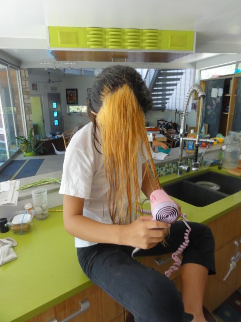 splat hair color bleach