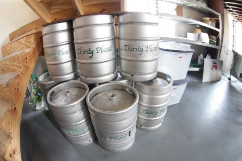 thirsty planet brewing keg stack austin