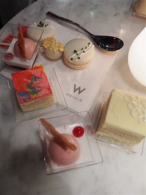 White Linen VIP party TRACE W hotel macrons