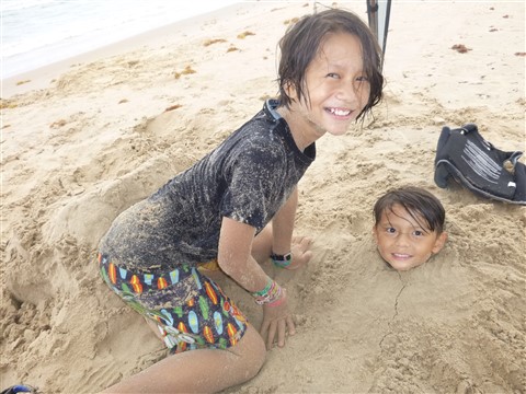 south padre island sand boy