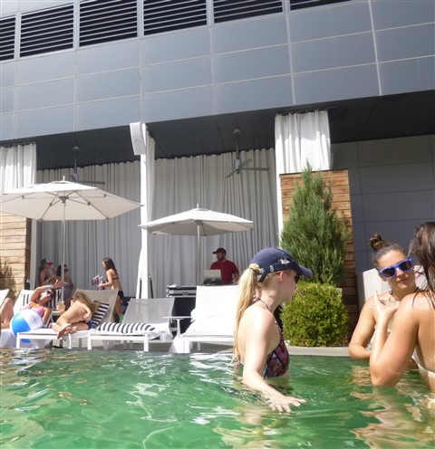 w hotel pool party austin DJ bird peterson