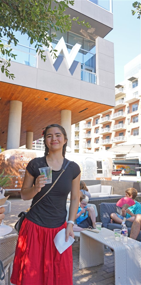 patio at W Hotel Austin 