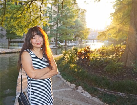 sunset on the riverwalk san antonio
