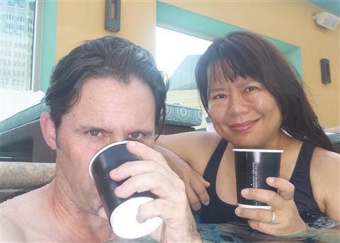 hotel contessa san antonio rooftop pool