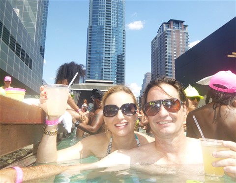 w hotel shock wave wet deck austin pool party