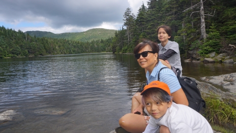 sterling pond stowe vt