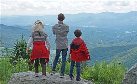 stowe gondola ride vermont summer