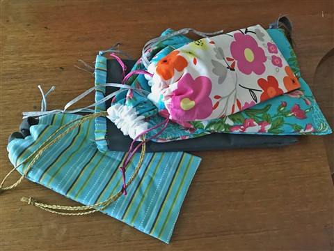 sewing craft drawstring bags