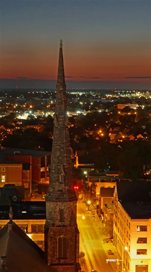 buffalo ny aloft rooftop bar view