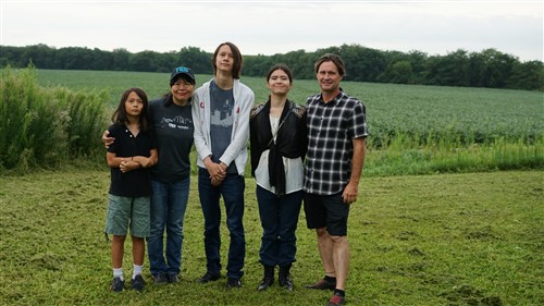 family farm soybeans and corn 2019