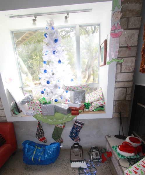 our fake plastic tree