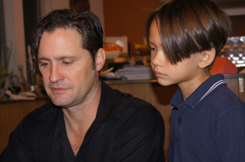 father son zombie farm