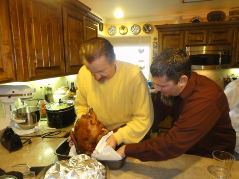 new step brother wrestles a fried turkey new step brother wrestles a fried turkey