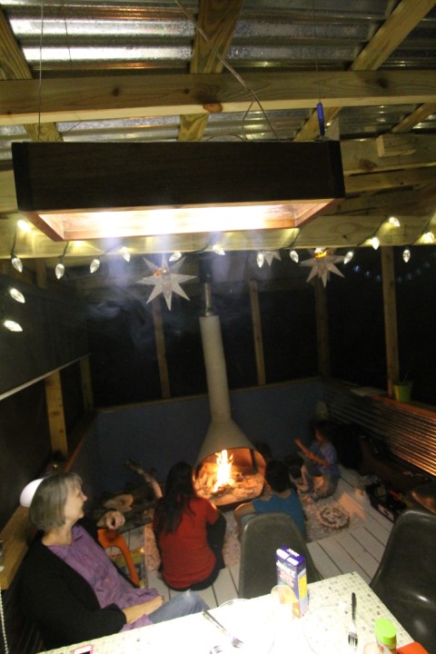 LED dining room light 12 volt off grid