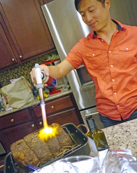 prime rib torch flame 