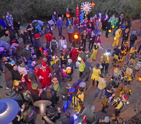 minor mishap winter solstice let there be light lantern parade 2013