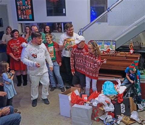 ugly sweater contest quiet company 