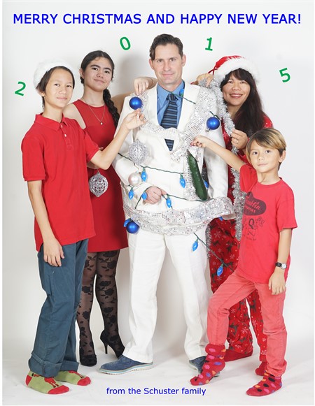 schuster christmas holiday card 2015
