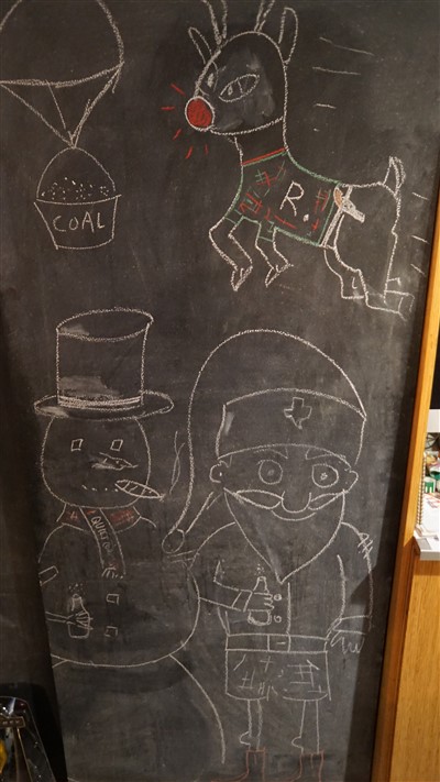paul schuster christmas chalkboard art 2016