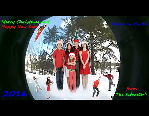 schuster christmas holiday card 2016