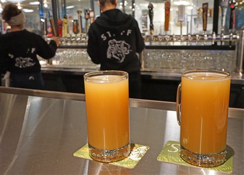 easy tiger draft beer at the linc grand opening austin 