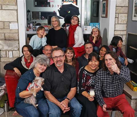 schuster family portrait christmas 2018